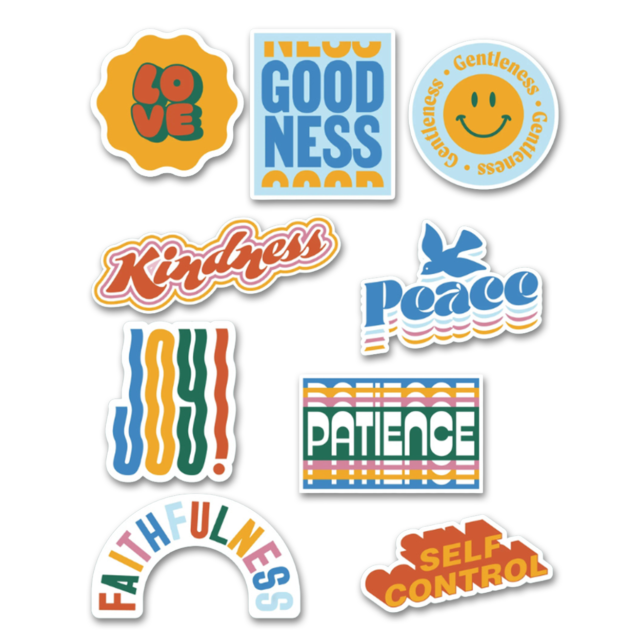 Elle Limebear - 'Fruits of the Spirit' Sticker Set