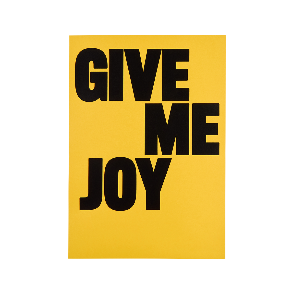 Elle Limebear - Give Me Joy: Screen Print Poster